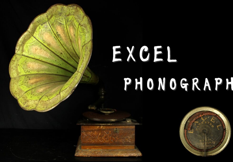 EXCEL PHONOGRAPH ラッパ付 蓄音機